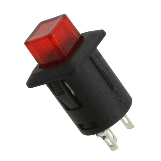 Pushbutton Switch SPST-NO Standard, Illuminated Panel Mount, Snap-In